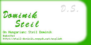 dominik steil business card